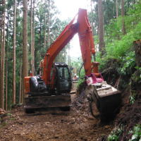 作業道開設イメージ